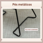 Poltrona Sala de Estar Moderna Poltrona de Leitura com Assento Largo e Acolchoado Estofada em Veludo Pés de Metal Poltrona para Dormitório 70x67,5x87 cm Creme — foto 5