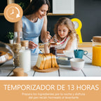Máquina de Pão Automática com 11 Programas para Pães e Doces com Tela de LCD Temporizador programável de 13 horas em Aço Inoxidável 29,6x23,3x29,2 cm Branco — foto 8