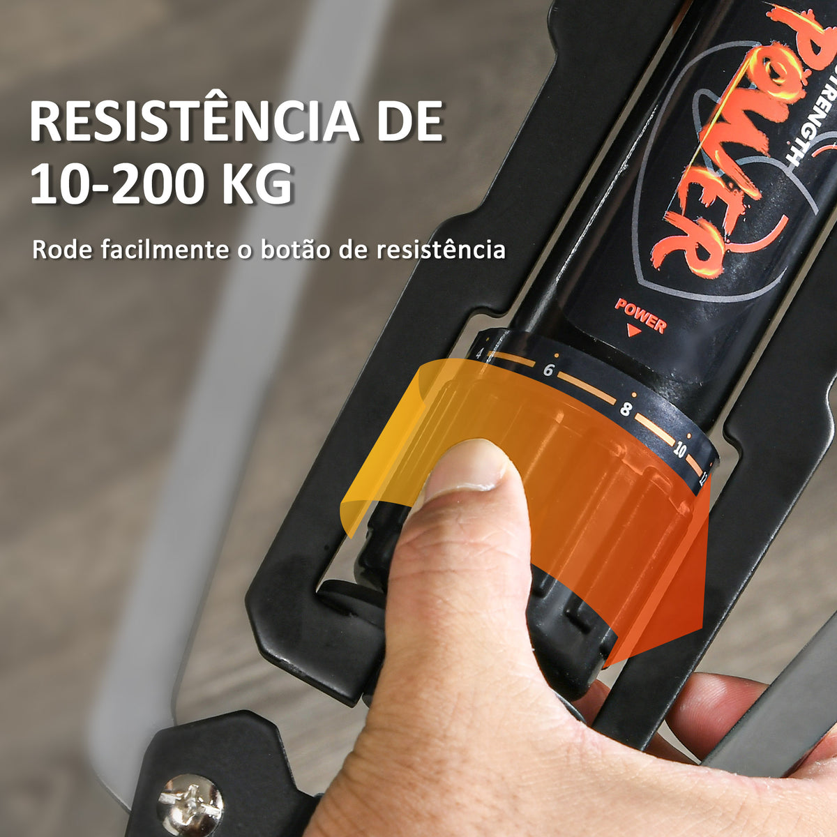 Extensor de Peito Extensor Ajustável Exercitador de Tensores Musculação com Resistência Ajustável 10-200 kg para Treino em Casa Escritório e Viagem 43x16x5 cm Preto — foto 4