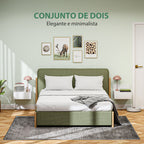 2 Mesas de Cabeceira Flutuante Conjunto de 2 Mesas de Cabeceira de Parede com Gaveta de Armazenamento para Dormitório 43x36,5x30,5 cm Branco — foto 4