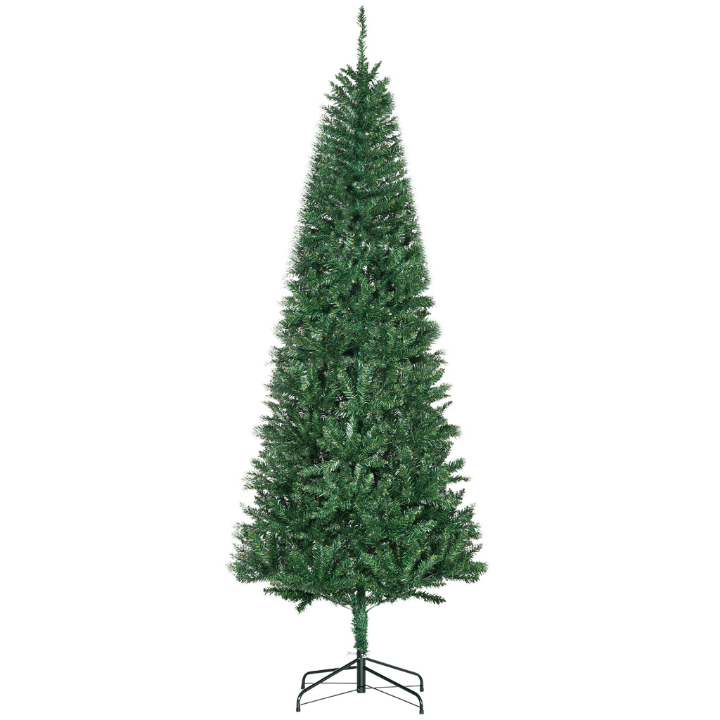 Árvore de Natal Artificial 210cm com 865 Ramos Ecológicos Decoração de Natal para Interiores Φ91x210cm Verde — foto 1
