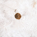 Árvore de Natal Artificial 180cm com 930 Ramos de PVC 48 Decorações Incluidas Suporte Metálico Decoração de Natal para Interiores Ø105x180cm Branco — foto 9