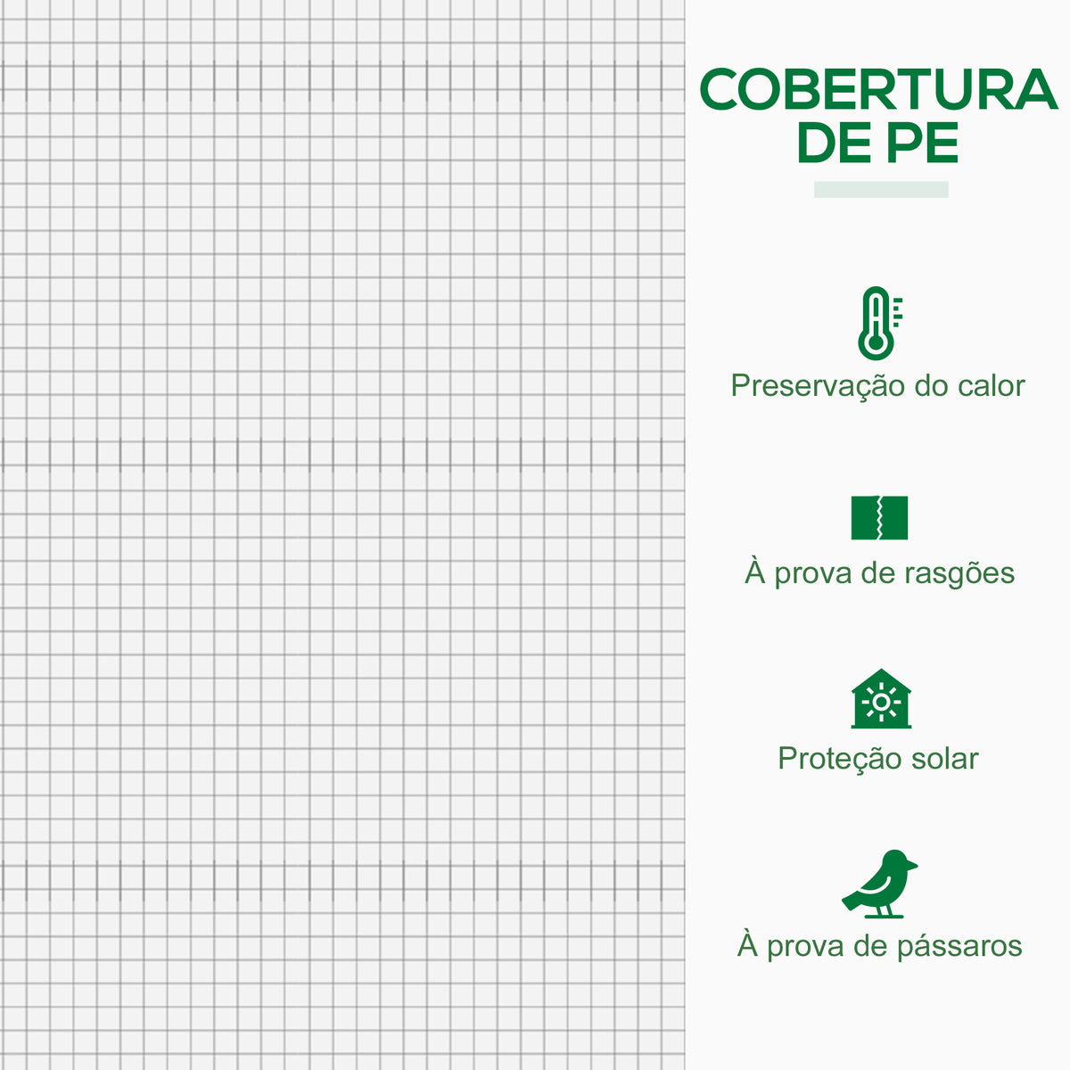 Estufa de Jardim Pequena Estufa de Exterior com Janelas e Estrutura de Aço Estufa para Cultivar Tomates Plantas Flores 200x76x168 cm Branco — foto 4