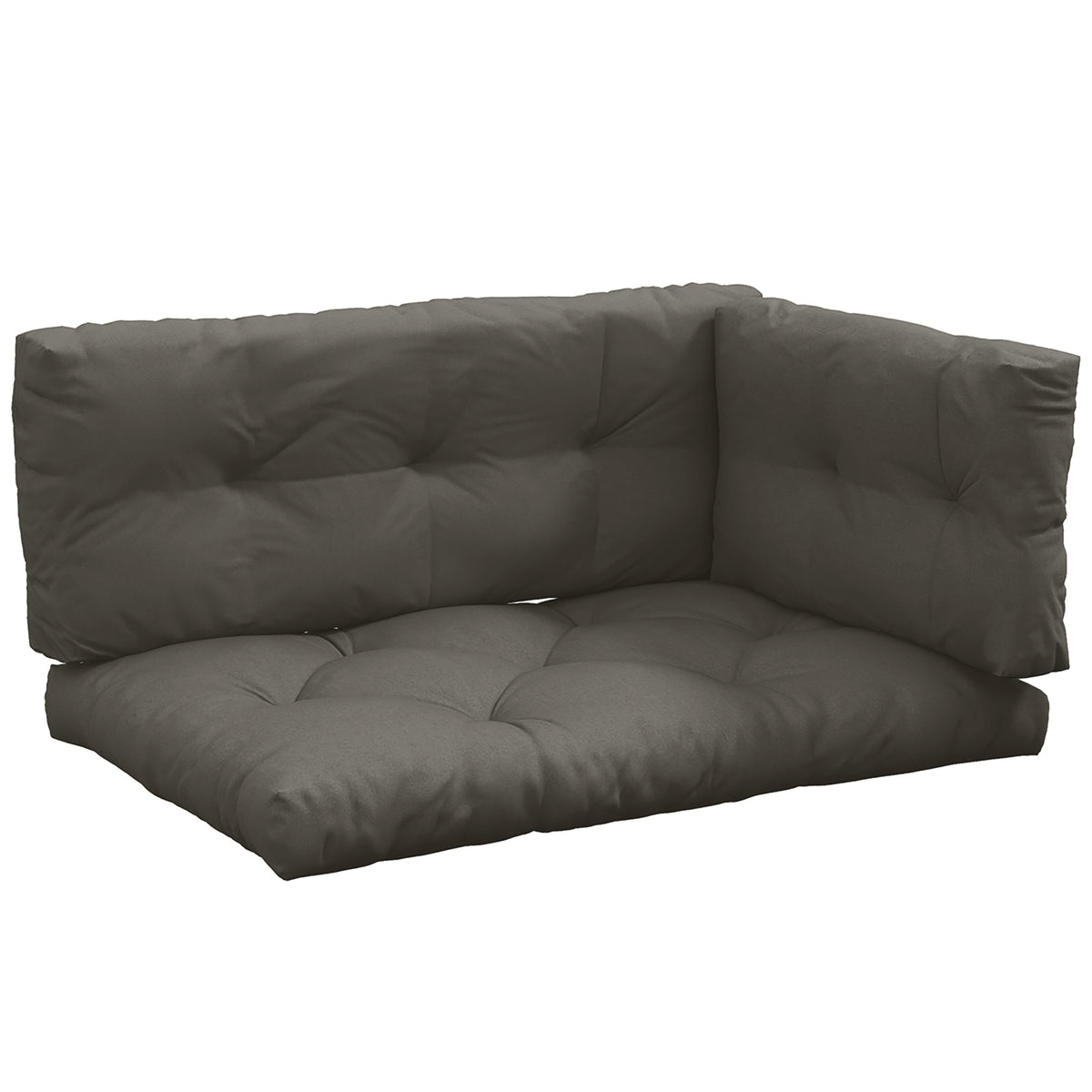Conjunto de 3 almofadas de exterior para banco/sofá 1 almofada de assento 1 almofada de encosto e 1 almofada lateral — foto 1