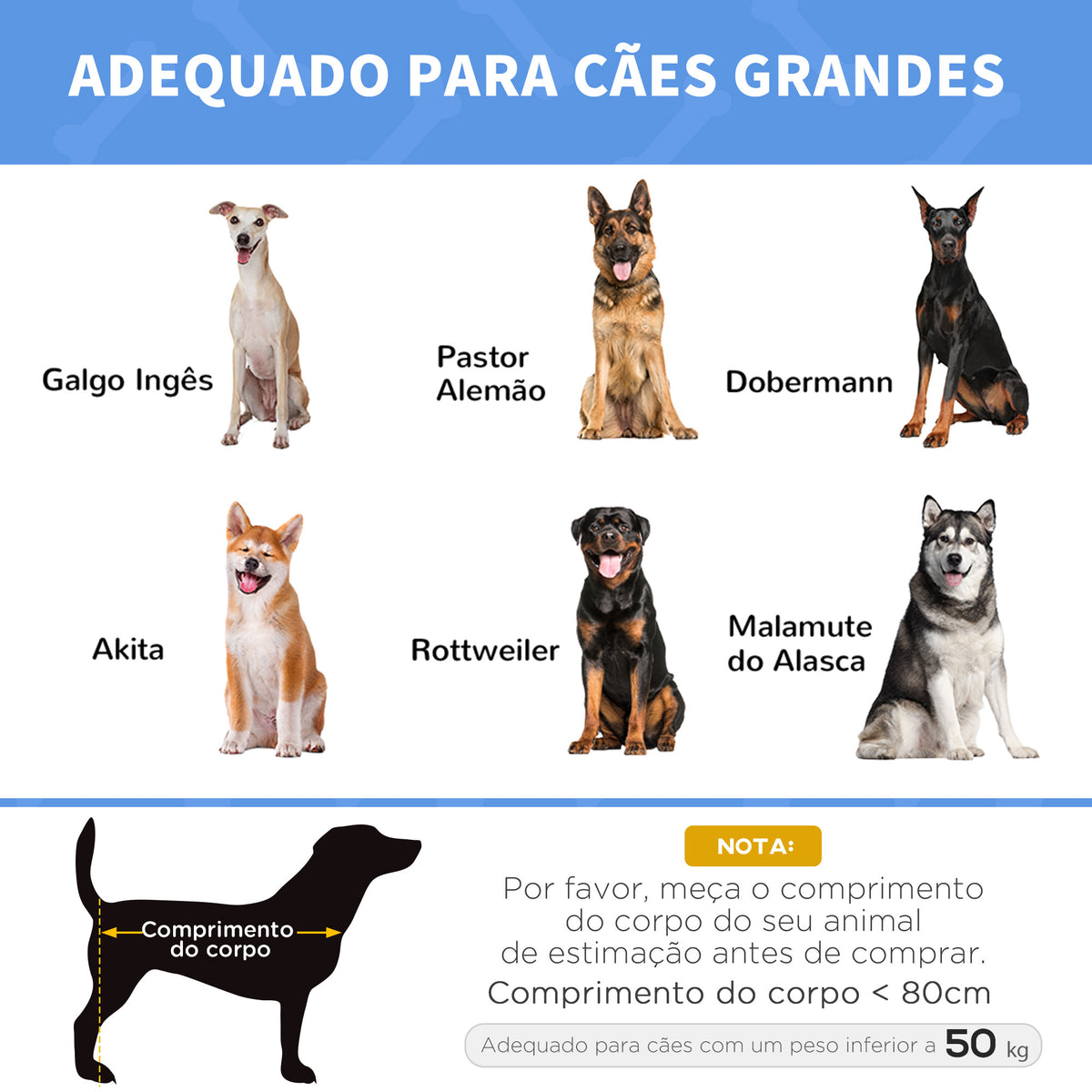 Cama para Animais de Estimação Cama Elevada para Cães Gatos com Tecido Transpirável para Dormir Relaxar Exterior Jardim Terraço 122x92x23cm Marrom — foto 7