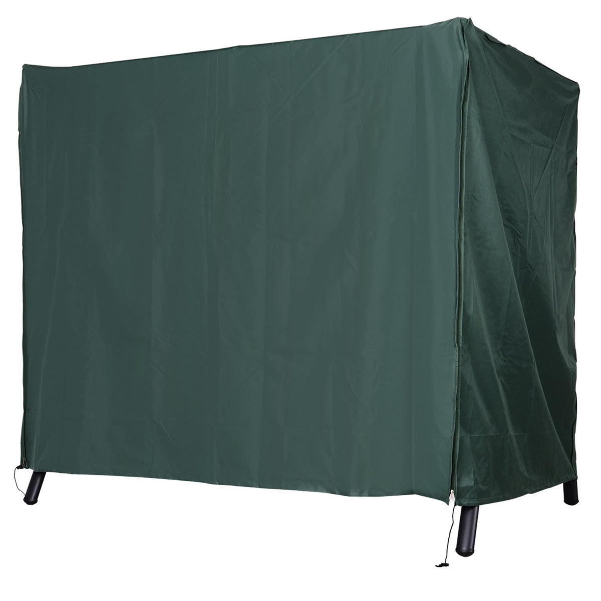 Capa para Móveis de Jardim Capa Protetora para Baloiços de Exterior com Zíper 177x114x152cm Verde — foto 1