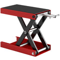 Plataforma de Elevação Tipo Tesoura com Altura Ajustável Carga 500kg 41,5x23,5x10-37cm Preto e Vermelho — foto 1