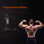 Saco de Boxe Suspenso com Suporte Bola de Velocidade Ajustável em Altura de 167-187cm e Inflador para Treinamento Fitness em Casa Ginásio 115x157x221 cm Preto e Cinza — foto 6