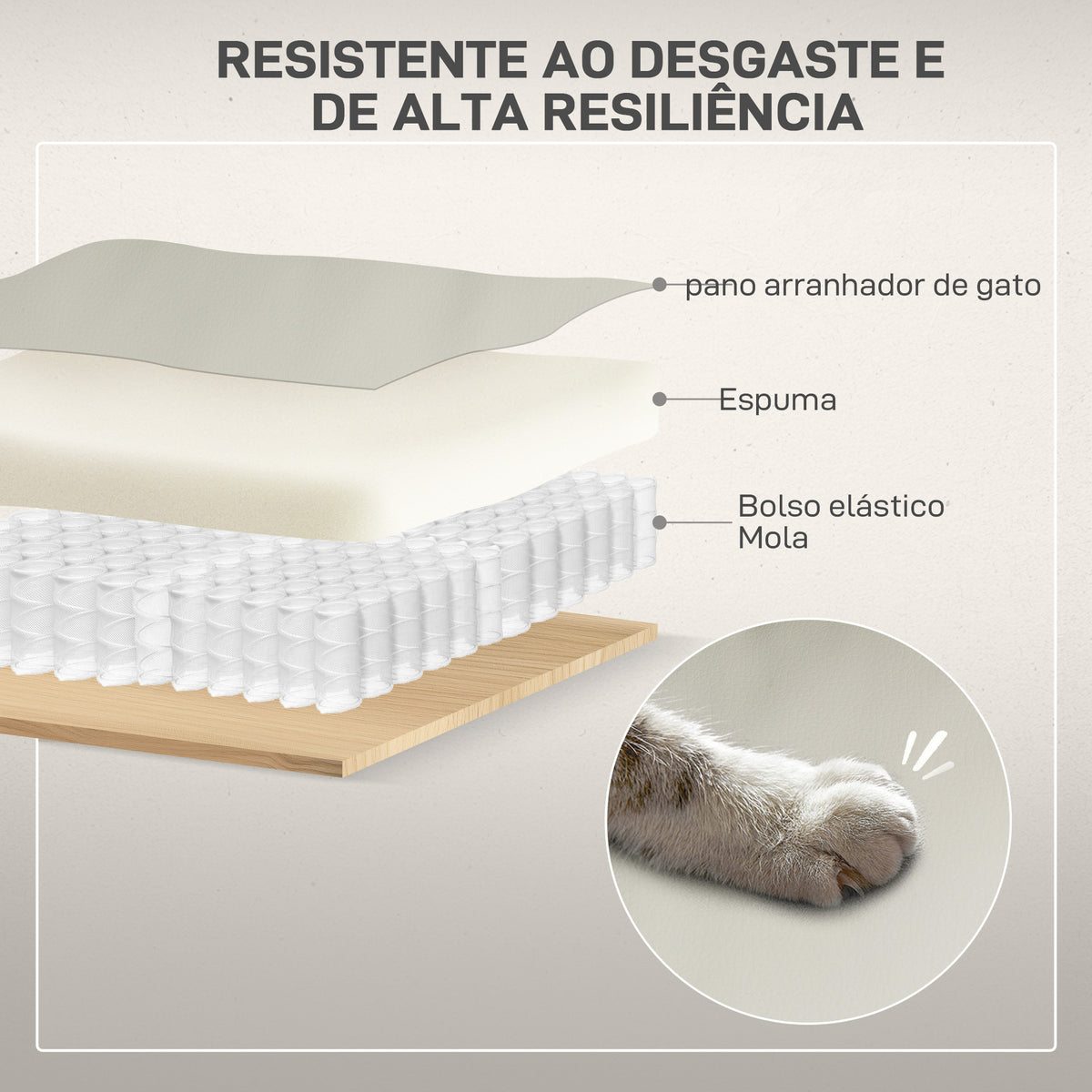 Poltrona Relax Levanta Pessoas Elétrica Poltrona com 8 Pontos de Massagem Poltrona Elétrica Reclinável com Função de Aquecimento 2 Controlos Remotos e Bolso Lateral Cinza Claro — foto 4