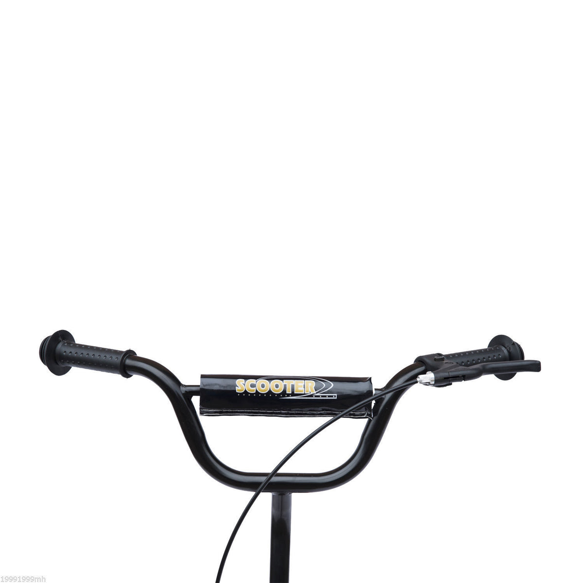 Trotinete com 2 Rodas de 12 Polegadas Trotinete para Crianças com Guiador Ajustável Freio e Cavalete Carga Máxima 100kg 120x52x80-88cm Preto — foto 8