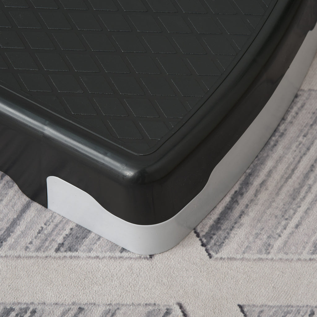 Step para Exercício Aeróbico Plataforma Step com Altura Ajustável em 2 Níveis com Carga Máxima 150kg para Exercício em Academia Casa 68x29x10-15cm Preto e Vermelho — foto 4