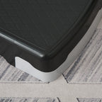 Step para Exercício Aeróbico Plataforma Step com Altura Ajustável em 2 Níveis com Carga Máxima 150kg para Exercício em Academia Casa 68x29x10-15cm Preto e Vermelho — foto 4