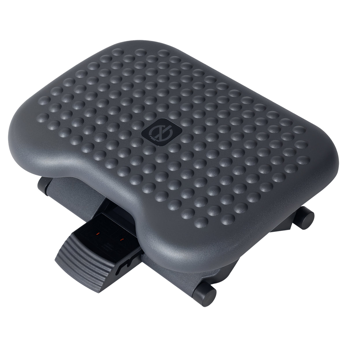 Apoio de pés ergonômico ajustável para escritório 46 x 35 cm Cinza escura — foto 1