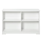 Estante de madeira de4 compartimentos com prateleiras ajustáveis ​​para arquivos 118,2x29,5x76,5 cm — foto 7