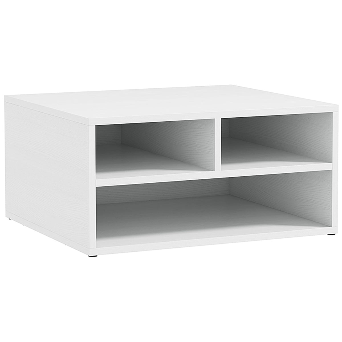 Organizador 3 Compartimentos Suporte para Impressora Branco 47x40x22,5 cm — foto 1