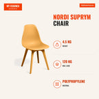 Cadeira Nordi Suprym — Mostarda — Infografia | Infographic — dimensions
