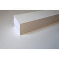 Pack 5 Rodapés PVC Expandido Branco 2500x70x14mm — foto 1