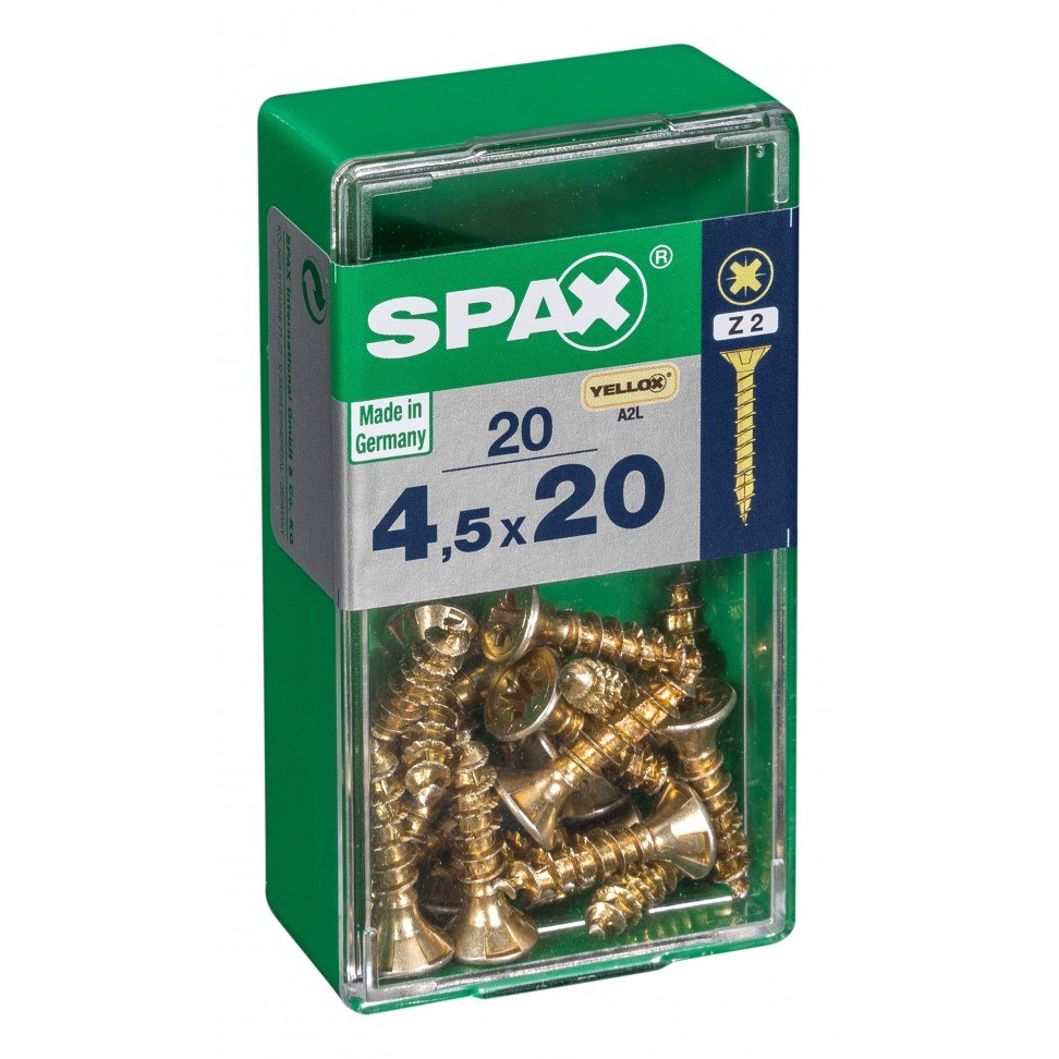 SPAX CP YELLOX 4,5x20mm S — foto 1