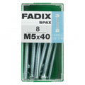 Parafuso hexagonal M5x40 mm com porca, 8 unidades — foto 1