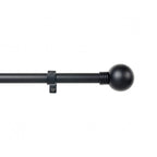 Varão Extensível 110-200cm Esfera Preto — foto 1