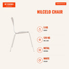Cadeira Nilcelo — Branco — Infografia | Infographic — dimensions