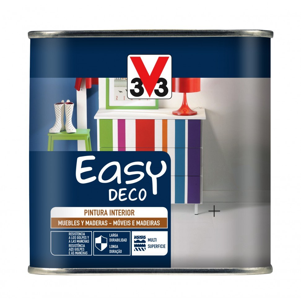 Easydeco Basic Int. Acetinado Cinza Nuvem 0,5L — foto 1