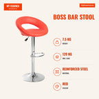 Banco Boss — Vermelho — Infografia | Infographic — dimensions
