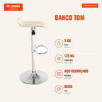 Banco Tom — Beige — Infografia — medidas