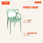 Cadeira Power — Celadon — Infografia | Infographic — dimensions