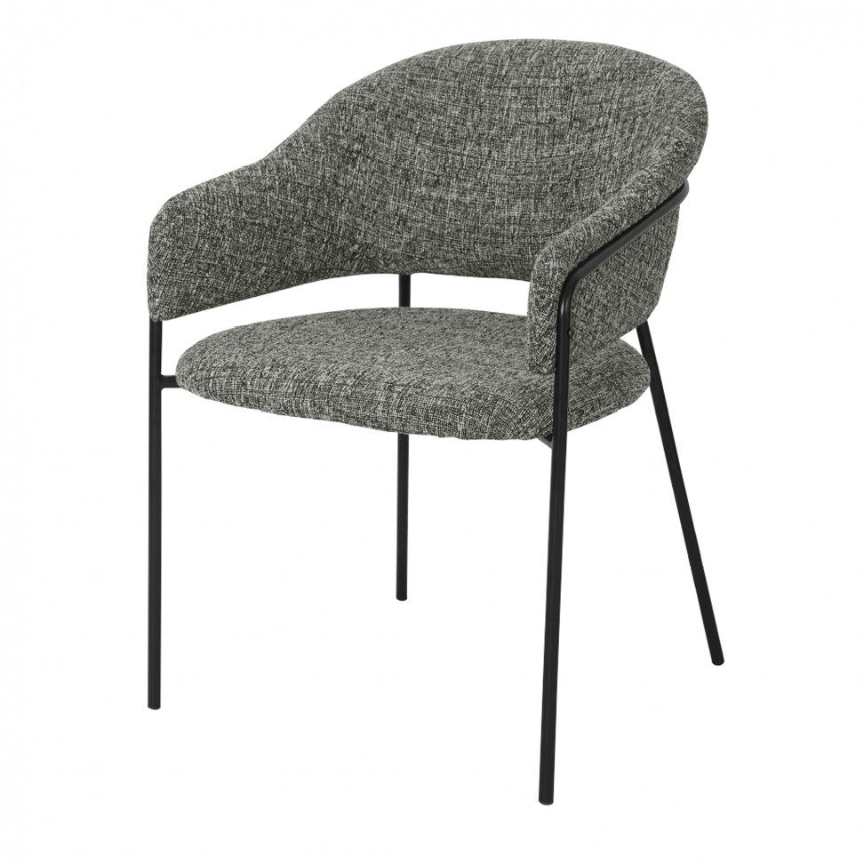 Cadeira Boston 57x59x82 cm castanho/preto — foto 1