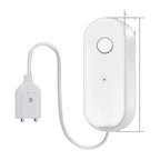Tuya wifi inteligente sensor de vazamento de água alarme de vazamento de líquido detector de nível — foto 1 (fundo branco)