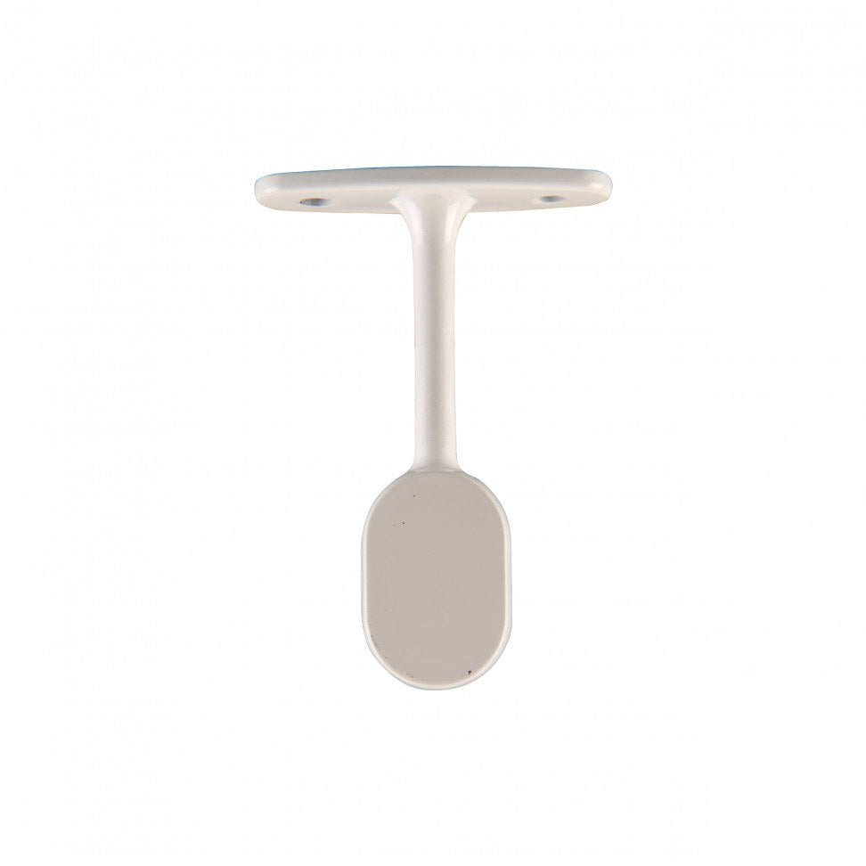 Suporte Oval Teto Branco para Roupeiro — foto 1