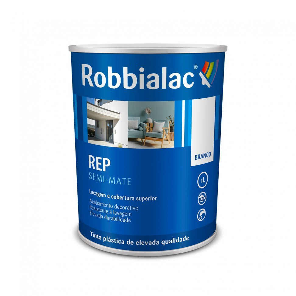 Tinta Rep Interior/Exterior Semi-Acetinada Branca 1l — foto 1