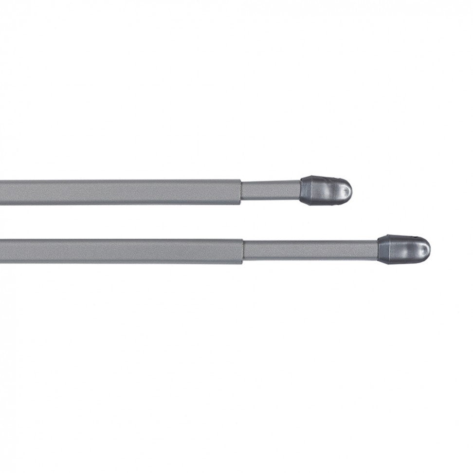 Pequeno Varão Plano 11mm 40-65cm Cinza 2 Unidades — foto 1