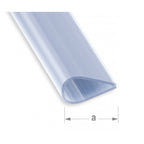 Baguete encadernação em PVC transparente 1 m — foto 1