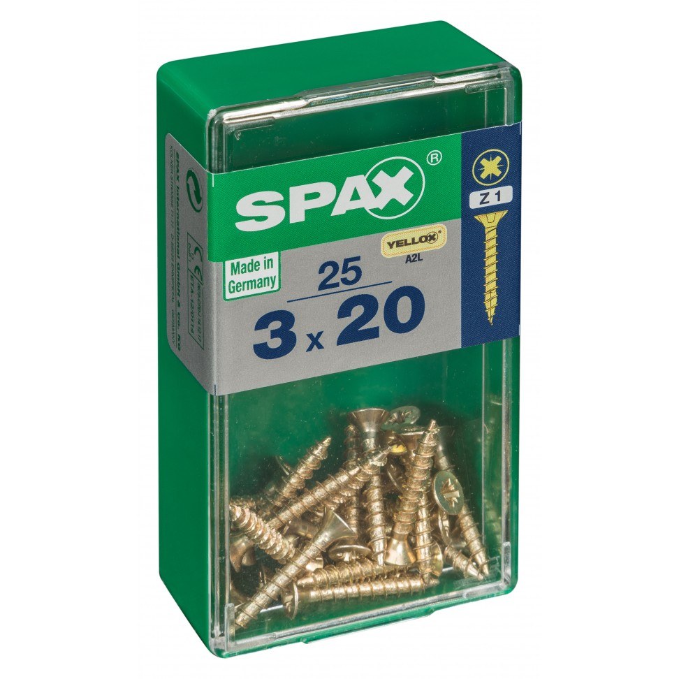 SPAX CP YELLOX 3x20mm S — foto 1
