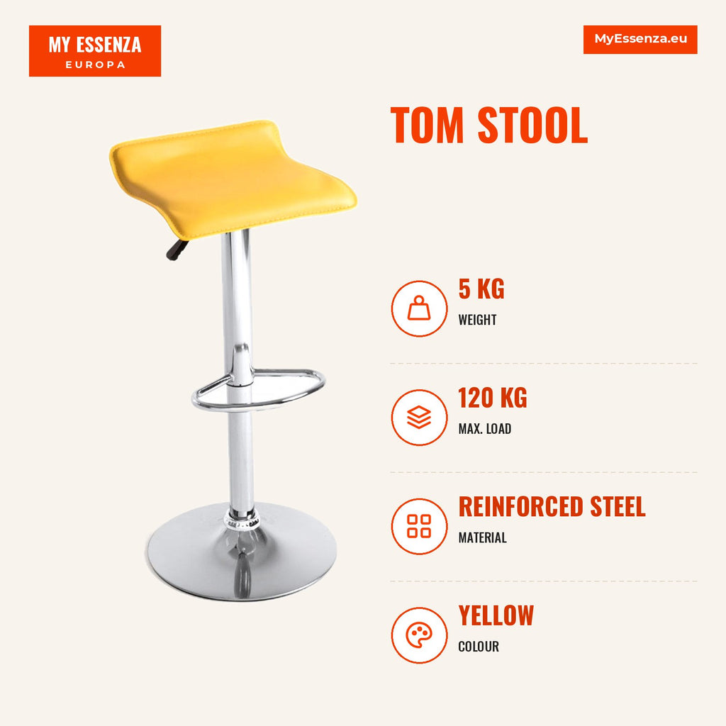 Banco Tom — Amarelo — Infografia | Infographic — dimensions