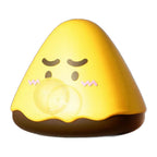 Brinquedo squeeze anti-stress em forma de queijo — foto 1 (fundo branco)