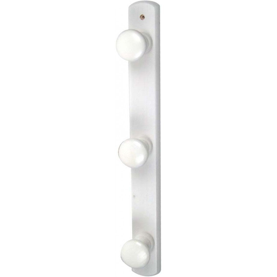 Cabide 3 Ganchos Branco 41cm — foto 1