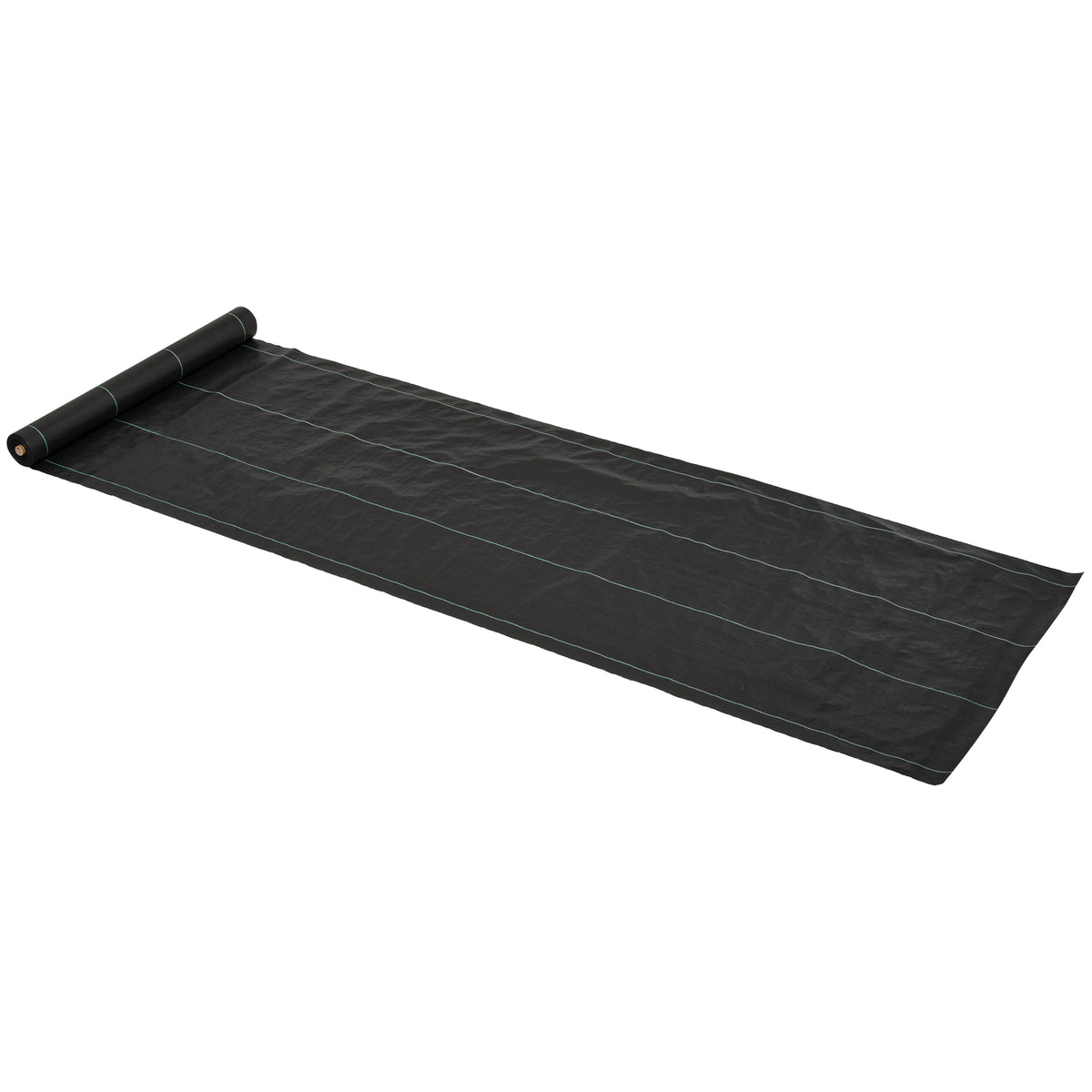 Malha Geotêxtil 1x50 m Malha de Jardim Contra Ervas Daninhas 100 g / m² Rolo de Malha Preto — foto 1