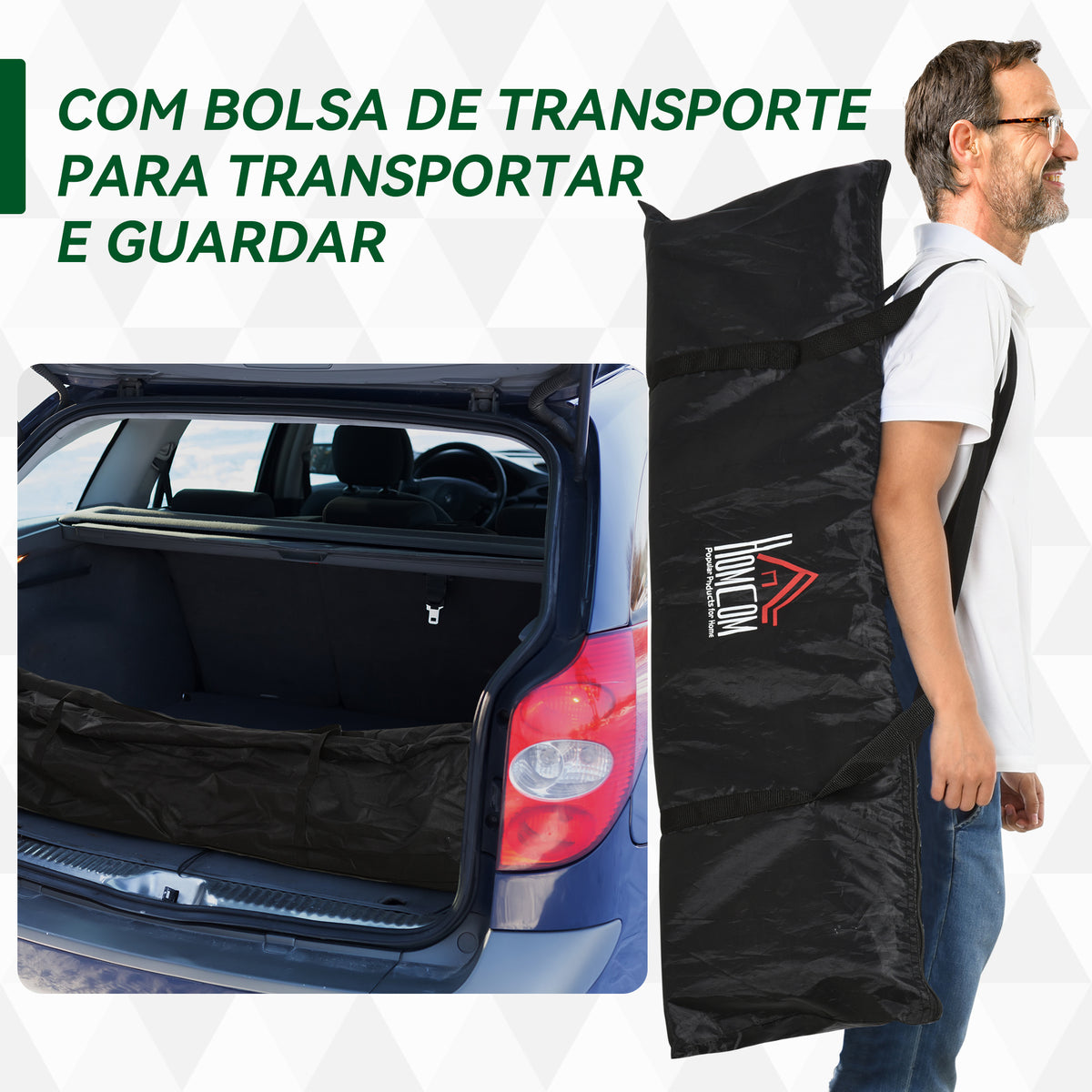 Balizas de Futebol Dobráveis Balizas de Futebol para Crianças e Adultos com Saco de Transporte para Exterior Jardim Treino 183x90x90 cm Preto — foto 5