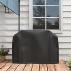 Capa para Churrasqueira Retangular em Tecido Oxford 420D Anti-UV Impermeável Antipó com Cordão 124x61x91 cm Preto — foto 8