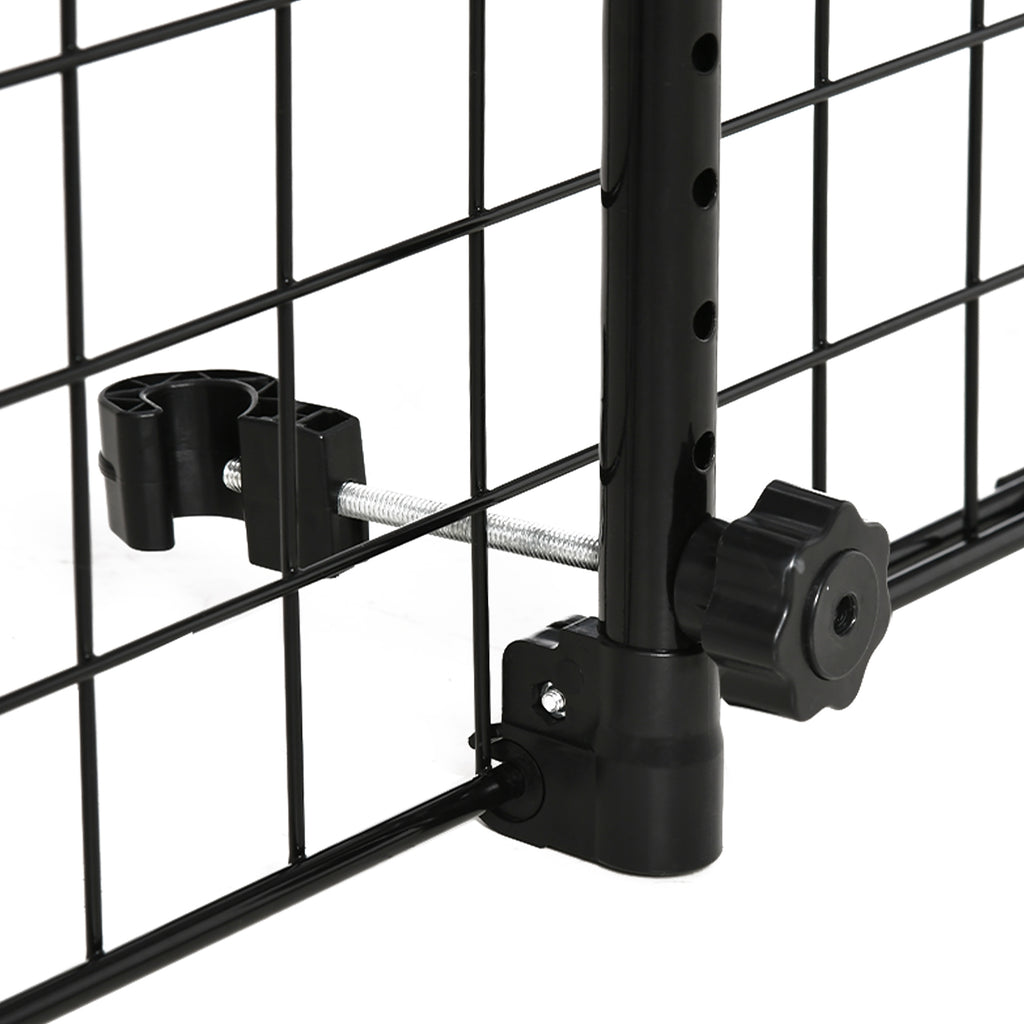 Grade de Segurança de Carro para Cães Extensível Universal Grade de Segurança para Cães com Largura Ajustável 91-152x30cm Preto — foto 7