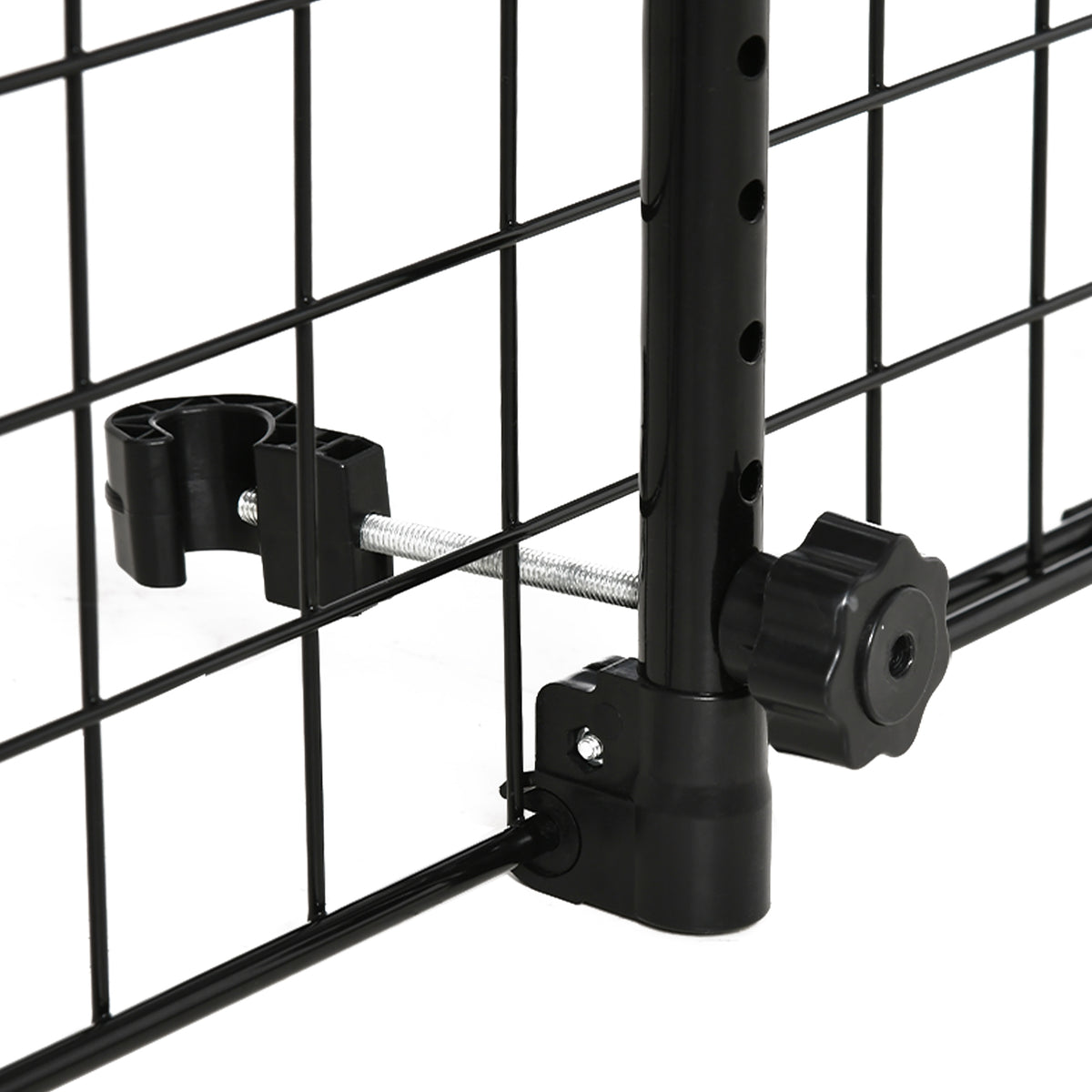 Grade de Segurança de Carro para Cães Extensível Universal Grade de Segurança para Cães com Largura Ajustável 91-152x30cm Preto — foto 7