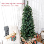Árvore de Natal 180 cm Árvore de Natal Artificial com 528 Ramos e Suporte de Metal Árvore de Natal para Sala Interior Verde — foto 4