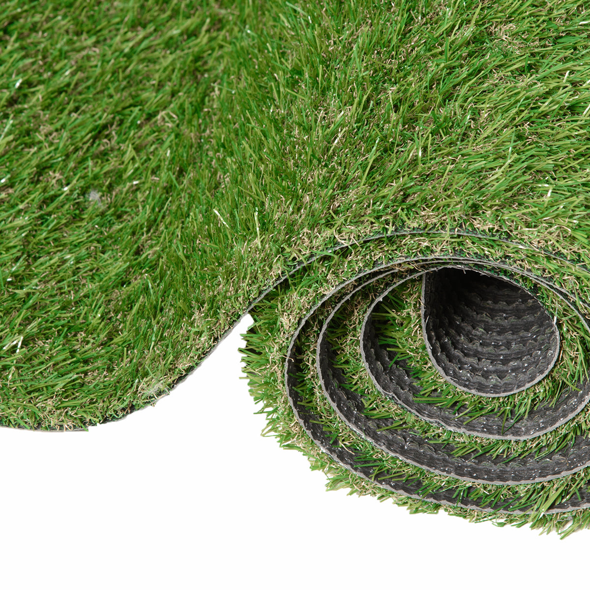 Relva Artificial 25 mm Rolo de Relva Artificial de 300x100 cm Realista com Orifícios de Drenagem para Varanda Jardim Pátio Verde — foto 8