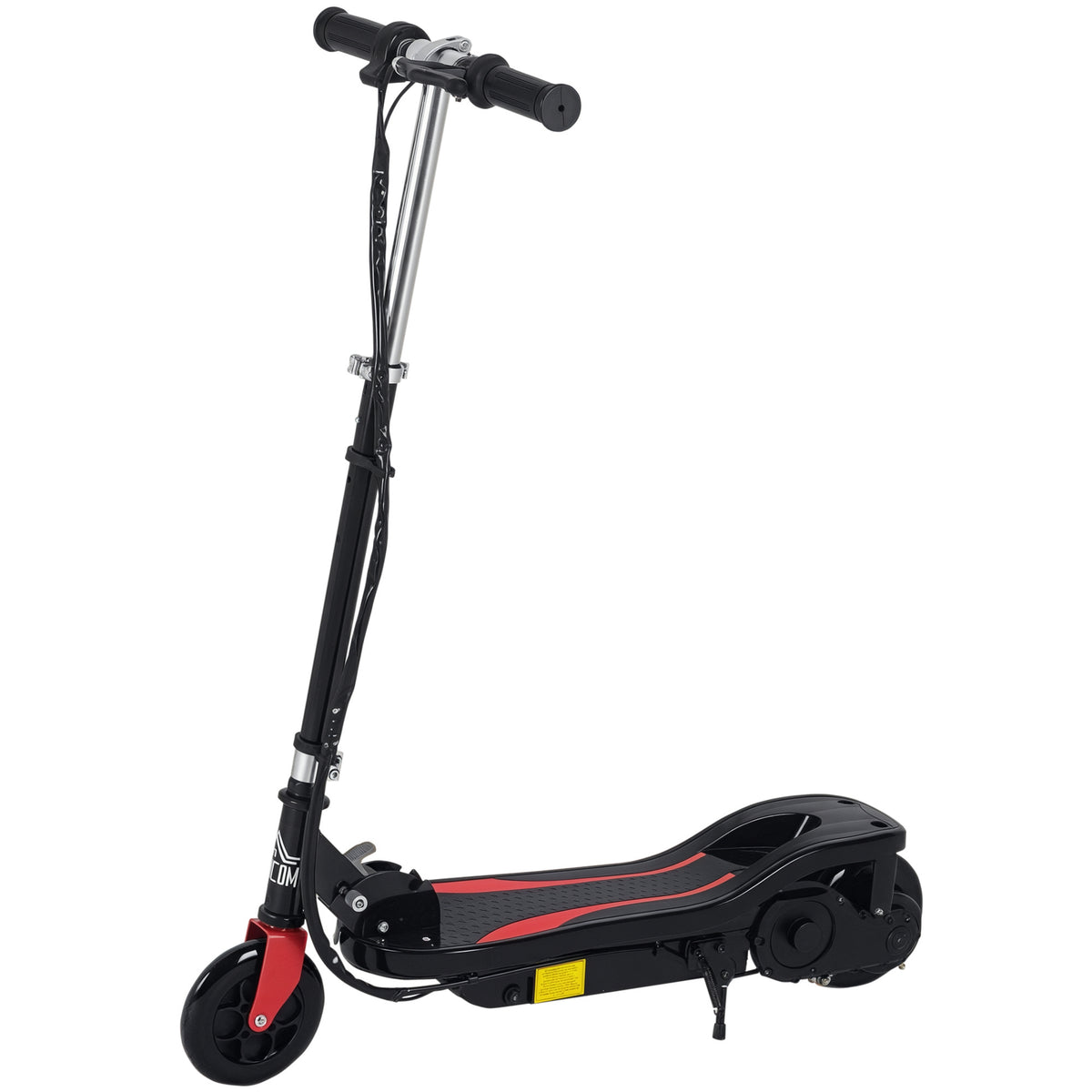 Trotinete Elétrico Dobrável Suporta até 50kg com Altura Ajustável Scooter Elétrica com Interruptor de Inicio e Freios 75x36x82-93cm Preto — foto 1