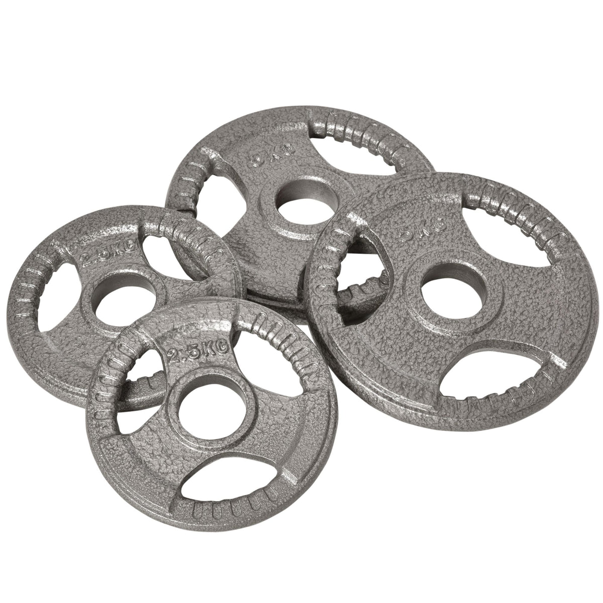 Discos de peso 2,5/2,5/5/5 kg, 4 pesos para musculação, discos de halteres em aço — foto 1