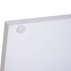 Mesa Auxiliar Mesa de Cabeceira Mesa Centro de 2 Níveis com Prateleira de Armazenamento para Sala Quarto Estante 40x40x43 cm Branco — foto 7