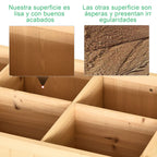 Horta Vertical de Madeira 120x60x81cm Floreira Elevada para Cultivo de Plantas Flores com Prateleira Inferior para Jardim Terraço Exterior — foto 6